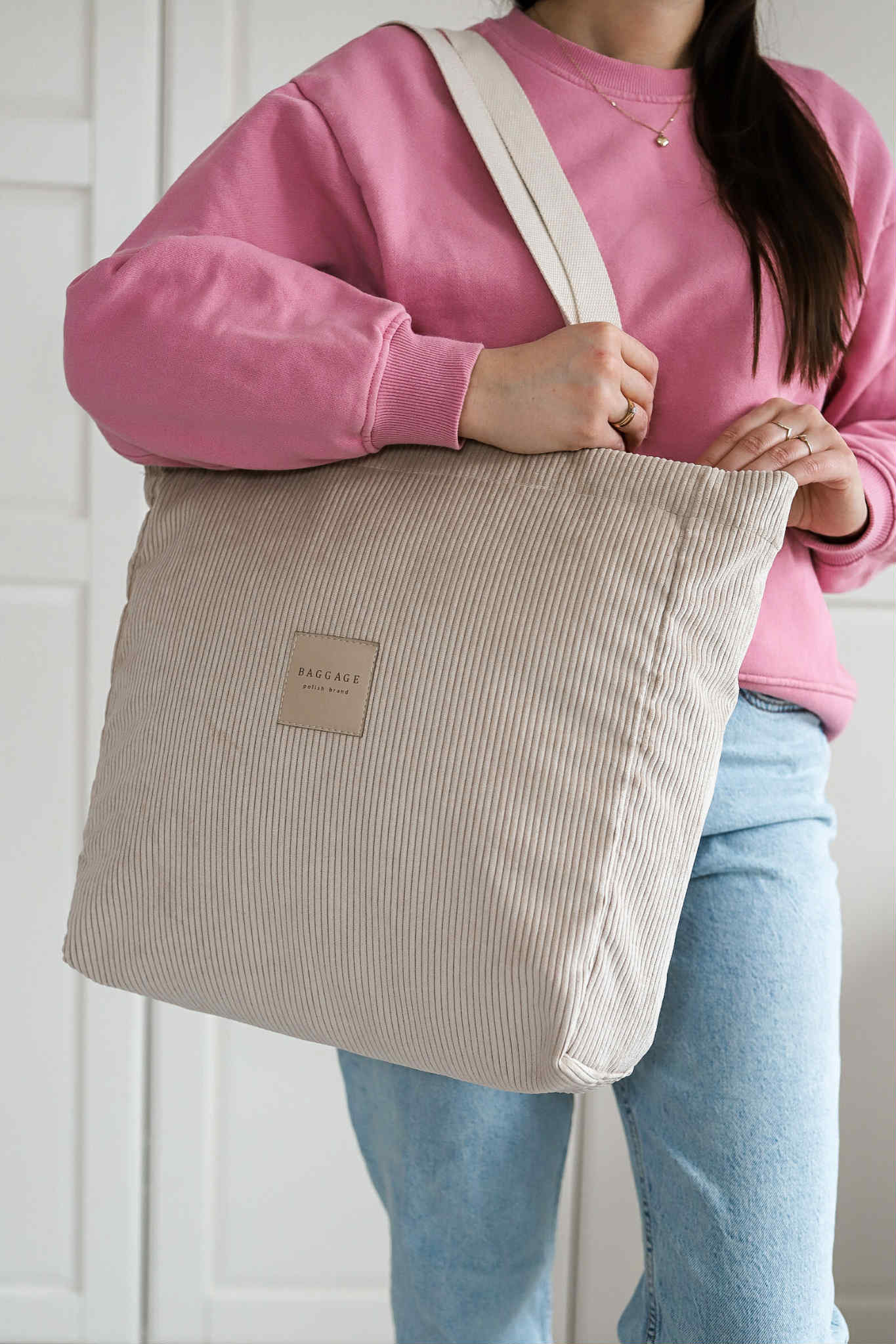 TORBA BASIC SZTRUKS BEŻ