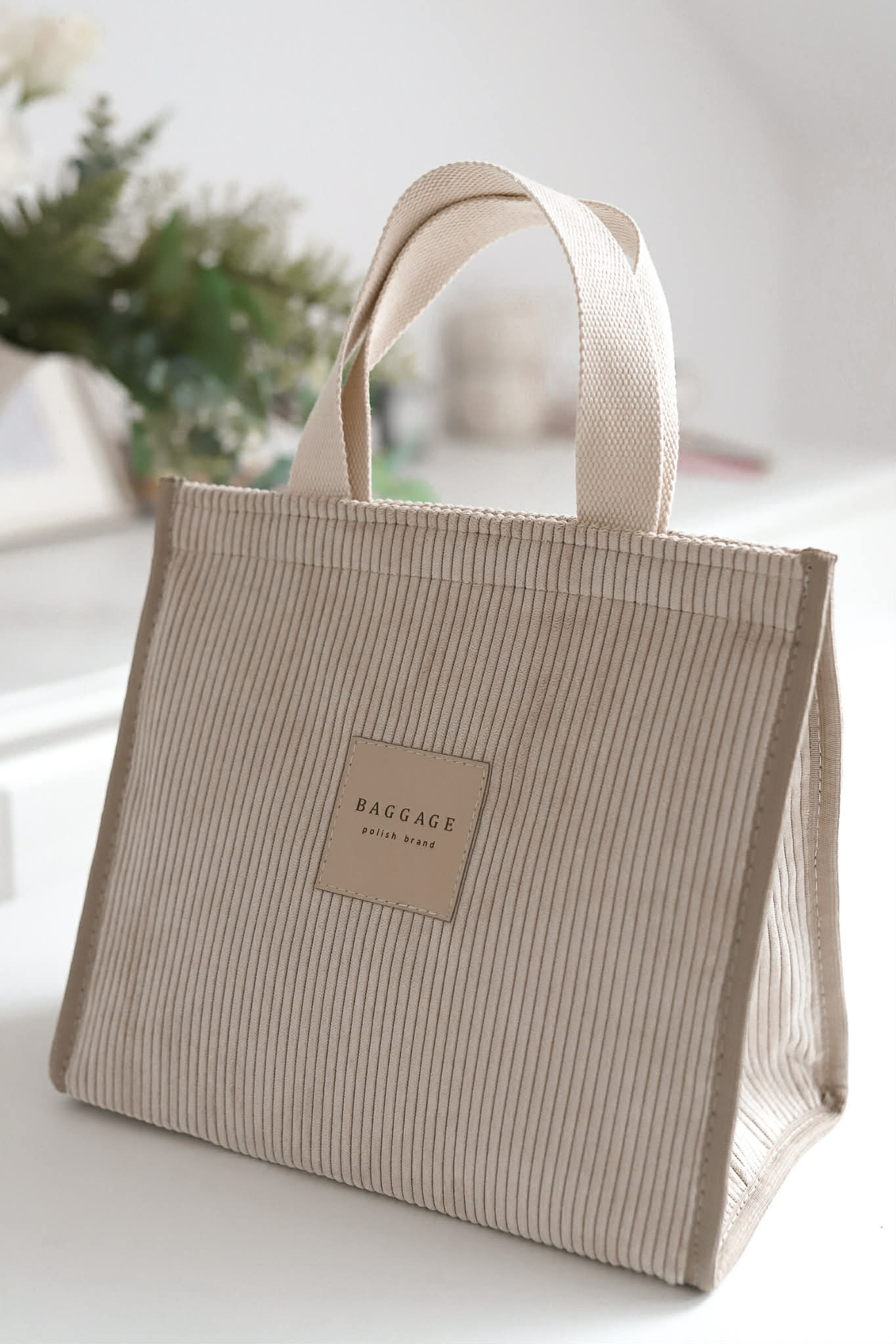 LUNCHBOX SZTRUKS BEŻ