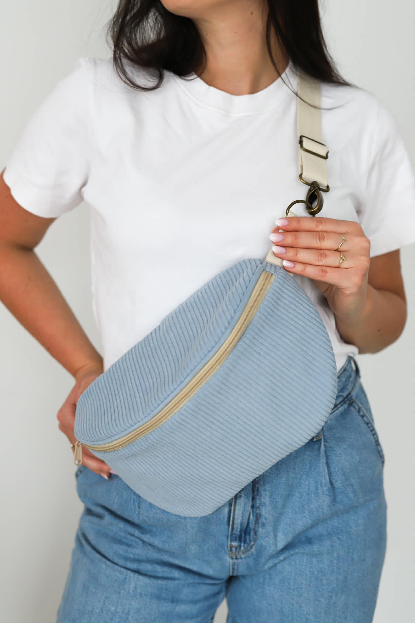 SASZETKA XL SZTRUKS BABY BLUE