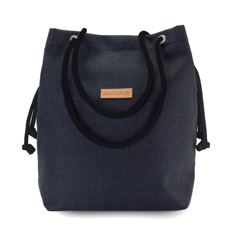 TORBA CZARNA Z CZARNYMI UCHWYTAMI